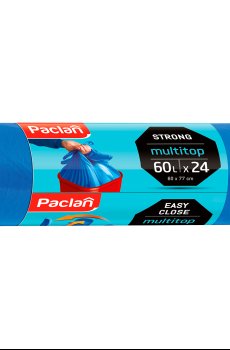 Пакеты для мусора Paclan Multitop 60 л, 24 шт