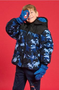 Утеплені рукавички Spider-Man - темно-синій