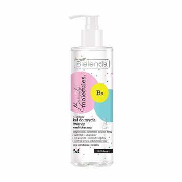 Синбиотический гель для умывания Bielenda Beauty Molecules для обезвоженной и чувствительной кожи, 195 мл Синбиотический гель для умывания Bielenda Beauty Molecules для обезвоженной и чувствительной кожи, 195 мл