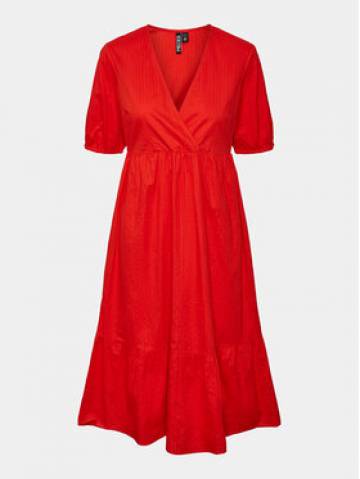 Pieces Літня сукня Manon 17147660 Червоний Regular Fit Pieces Літня сукня Manon 17147660 Червоний Regular Fit