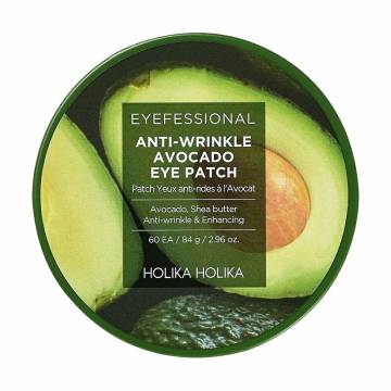 Патчи для кожи вокруг глаз Holika Holika Holika Eyefessional Anti-Wrinkle Eye Patch против морщин, с авокадо, 60 шт Патчи для кожи вокруг глаз Holika Holika Holika Eyefessional Anti-Wrinkle Eye Patch против морщин, с авокадо, 60 шт