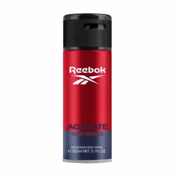 Парфюмированный дезодорант-спрей Reebok Activate Your Senses Men Deodorant Body Spray мужской, 150 мл Парфюмированный дезодорант-спрей Reebok Activate Your Senses Men Deodorant Body Spray мужской, 150 мл