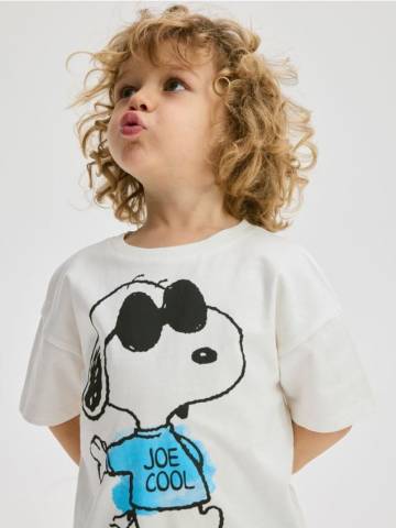 Reserved - BOYS` T-SHIRT - кремовий - 267CJ-01X Reserved - BOYS` T-SHIRT - кремовий - 267CJ-01X
