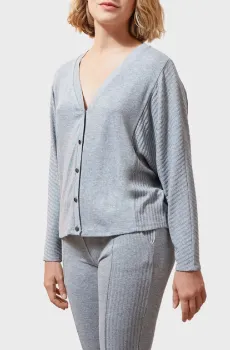Женский серый кардиган DAYA Серый S Etam 6520859