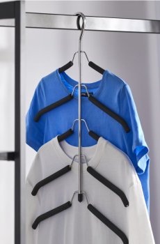 Настінна вішалка - чорний