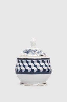 Белая фарфоровая сахарница Versailles