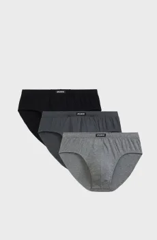 Мужские брифы (3 шт) Разноцветный L Atlantic 3BMP-006