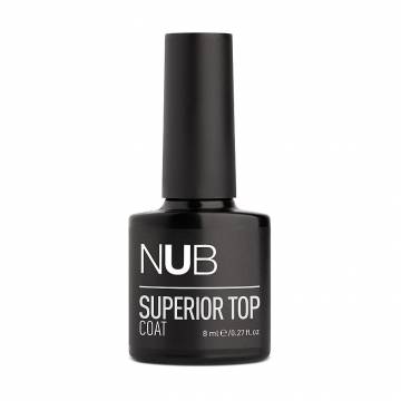 Топ для гель-лака NUB Superior Top Coat с необычным глянцевым бликом, без липкого слоя, 8 мл Топ для гель-лака NUB Superior Top Coat с необычным глянцевым бликом, без липкого слоя, 8 мл