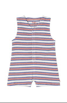 Детский хлопковый комбинезон Tinycottons STRIPES MULTICOLOR JUMPSUIT