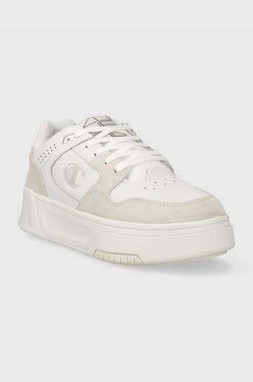 Кожаные кроссовки Champion Z80 PLATFORM SL Low цвет белый Кожаные кроссовки Champion Z80 PLATFORM SL Low цвет белый
