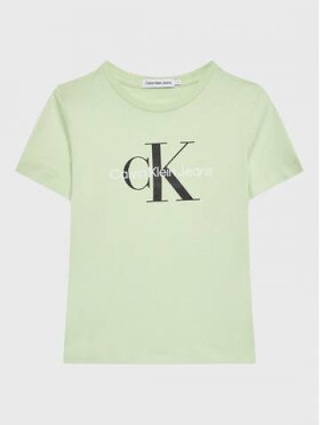 Calvin Klein Jeans Футболка Monogram Logo IU0IU00267 Зелений Regular Fit Calvin Klein Jeans Футболка Monogram Logo IU0IU00267 Зелений Regular Fit