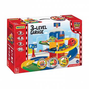Игровой набор Wader Play Tracks Garage Гараж 3 этажа, от 1 года (53030) Игровой набор Wader Play Tracks Garage Гараж 3 этажа, от 1 года (53030)