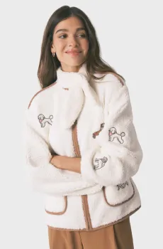 Женский белый кардиган Белый M womensecret 4683595