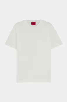 Мужская молочная футболка Белый L HUGO 10506