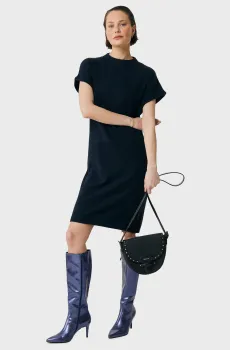 Женское темно-синее платье Синий S Mexx JO0985036W