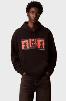 Мужское черное худи OUTTAKES Черный M Calvin Klein LV040411MH