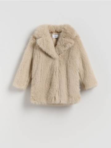 Reserved - Куртка зі штучного хутра - бежевий - 254EX-80X