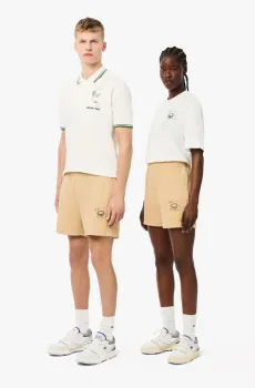 Бежевые шорты (унисекс) Бежевый L Lacoste GH0522IXQ