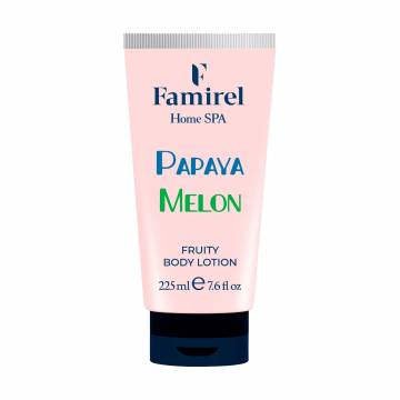 Фруктовый лосьон для тела Famirel Home SPA Fruity Body Lotion, Papaya & Melon, 225 мл Фруктовый лосьон для тела Famirel Home SPA Fruity Body Lotion, Papaya & Melon, 225 мл
