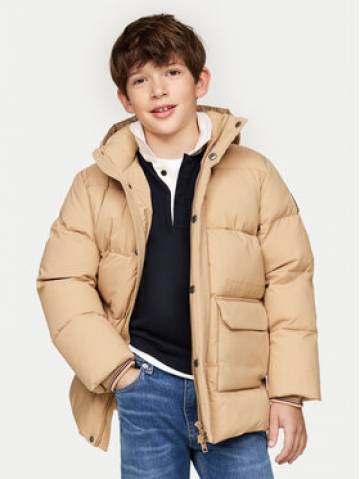 Tommy Hilfiger Пуховик KB0KB09401 Бежевий Regular Fit Tommy Hilfiger Пуховик KB0KB09401 Бежевий Regular Fit