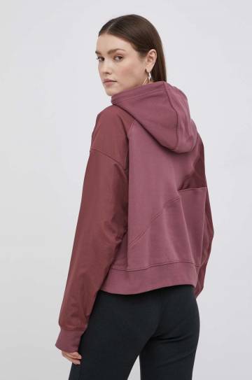 Хлопковая кофта adidas Originals женская цвет розовый с принтом HC7035-QUICRI Хлопковая кофта adidas Originals женская цвет розовый с принтом HC7035-QUICRI