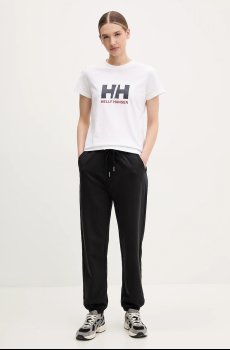 Хлопковая футболка Helly Hansen HH LOGO