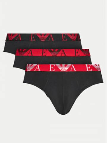 Emporio Armani Underwear Набір з 3 пар сліпів 111734 4F715 38121 Чорний Emporio Armani Underwear Набір з 3 пар сліпів 111734 4F715 38121 Чорний