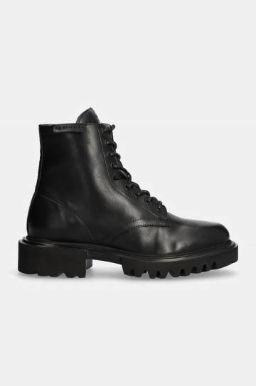 Кожаные ботинки AllSaints Vaughan Boot мужские цвет чёрный M049FB Кожаные ботинки AllSaints Vaughan Boot мужские цвет чёрный M049FB