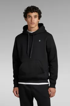 Мужское черное худи Premium core Черный L G-Star RAW D16121,C235