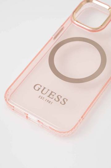Чехол на телефон Guess iPhone 14 6,1" цвет розовый Чехол на телефон Guess iPhone 14 6,1" цвет розовый