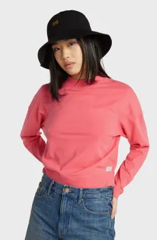 Женский розовый свитшот Constructed loose mock Розовый XS G-Star RAW D24627,D601
