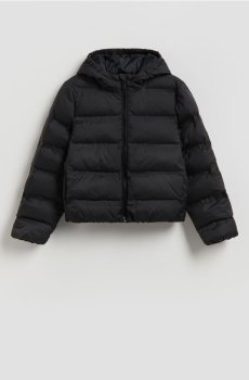 Reserved - Стьобана куртка з капюшоном - чорний - 420HR-99X