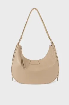 Женская бежевая кожаная сумка Бежевый ONESIZE Lancaster 529-78-BEIGEFONCE