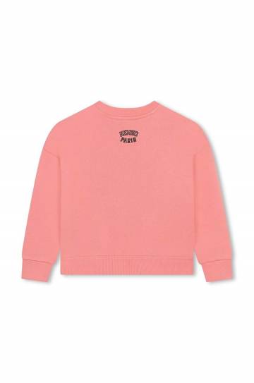 Детская кофта Kenzo Kids цвет розовый с принтом K60692 Детская кофта Kenzo Kids цвет розовый с принтом K60692