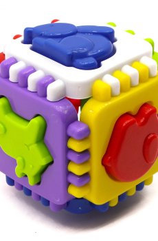 Игрушка Maximus Кубик логический, от 3 лет, 12 элементов (9012) Цвет случайный при наличии