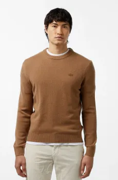 Мужская коричневая толстовка Коричневый S Lacoste AH2538SIX