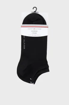 Женские черные носки (2 пары) Черный 39-42 Tommy Hilfiger 343024001