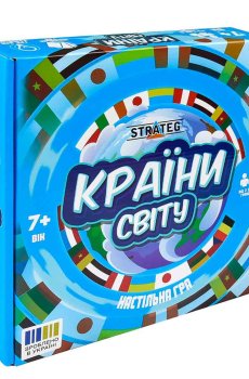 Настільна гра Strateg Країни світу (4823113893088)