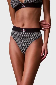 Женские трусики с узором THONG Разноцветный XL Calvin Klein LV00QF8813