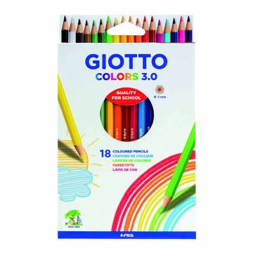 Олівці кольорові Fila Giotto Colors 3.0 18 кольорів (277800) Олівці кольорові Fila Giotto Colors 3.0 18 кольорів (277800)