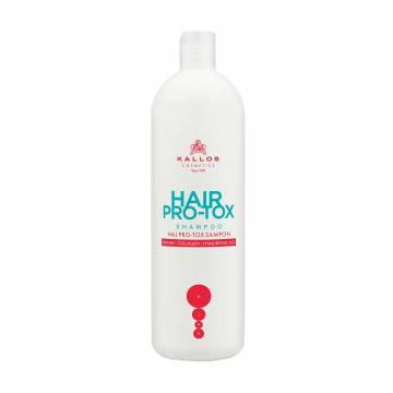 Шампунь для волос Kallos Cosmetics Hair Pro-Tox Shampoo с кератином, коллагеном и гиалуроновой кислотой, 1 л Шампунь для волос Kallos Cosmetics Hair Pro-Tox Shampoo с кератином, коллагеном и гиалуроновой кислотой, 1 л