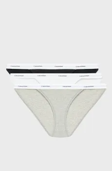 Женские трусики (3 шт) Серый S Calvin Klein LV00QD5309
