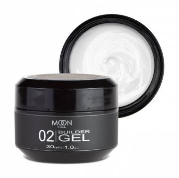 Моделирующий гель для ногтей Moon Full Builder Gel 02 Белый, 30 мл Моделирующий гель для ногтей Moon Full Builder Gel 02 Белый, 30 мл