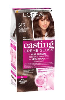 Безаммиачная краска для волос LOreal Paris Casting Creme Gloss  513 Морозный трюфель, 180 мл