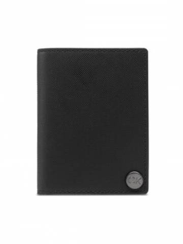 Calvin Klein Чохол для кредиток Ck Clean Pq Covered Card Holder K50K510298 Чорний Calvin Klein Чохол для кредиток Ck Clean Pq Covered Card Holder K50K510298 Чорний