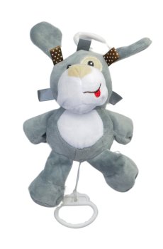 Подвесная мягкая игрушка Lindo Песик, с рождения, 28*14*8 см (F 1022)