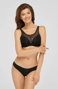 Женский черный бюстгальтер Черный 75B MARC&ANDRE A7-1144-WF