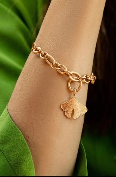 Позолоченный браслет Lilou Ginko