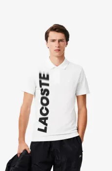 Мужское белое поло Белый M-L Lacoste PH2801001