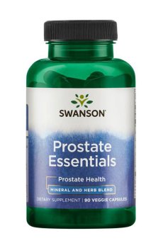 Поддержка простаты Swanson Prostate Essentials, 90 вегетерианских капсул